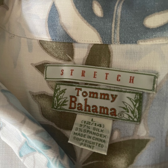 Tommy Bahama Silk Button Down Fauna Shirt - Picture 3 of 3